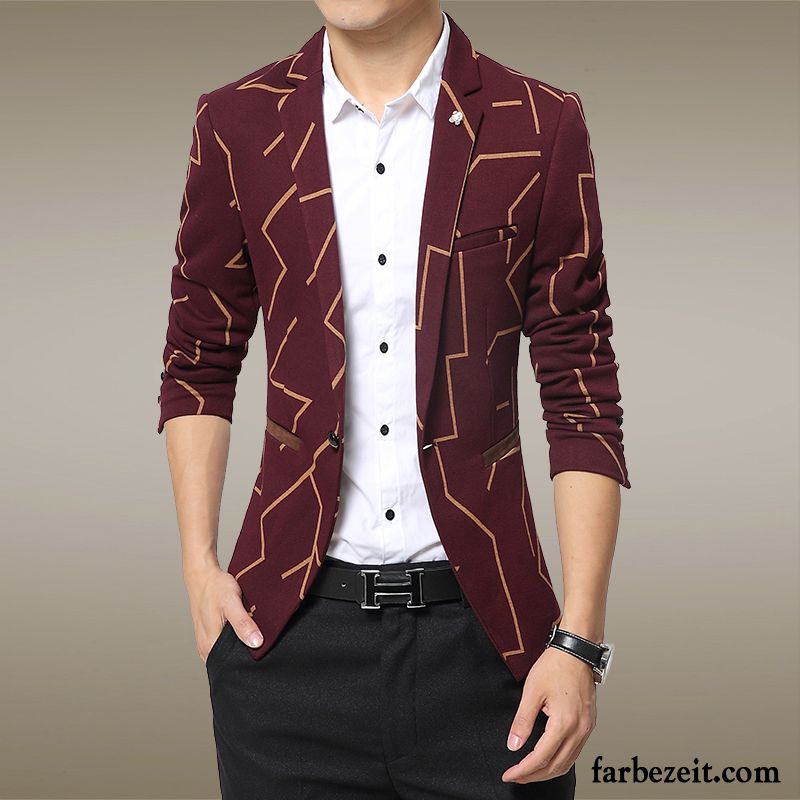 Blazer Herren Weiß Schlank Überzieher Herbst Blazer Mantel Freizeit Feder Anzüg Jugend Kaufen