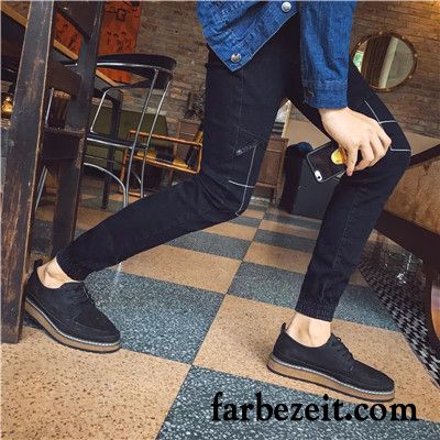 Coole Herren Jeans Schüler Harlan Große Größe Hell Herbst Löcher Blau Dünn Trend Jeans Sommer Persönlichkeit Elastisch Kaufen