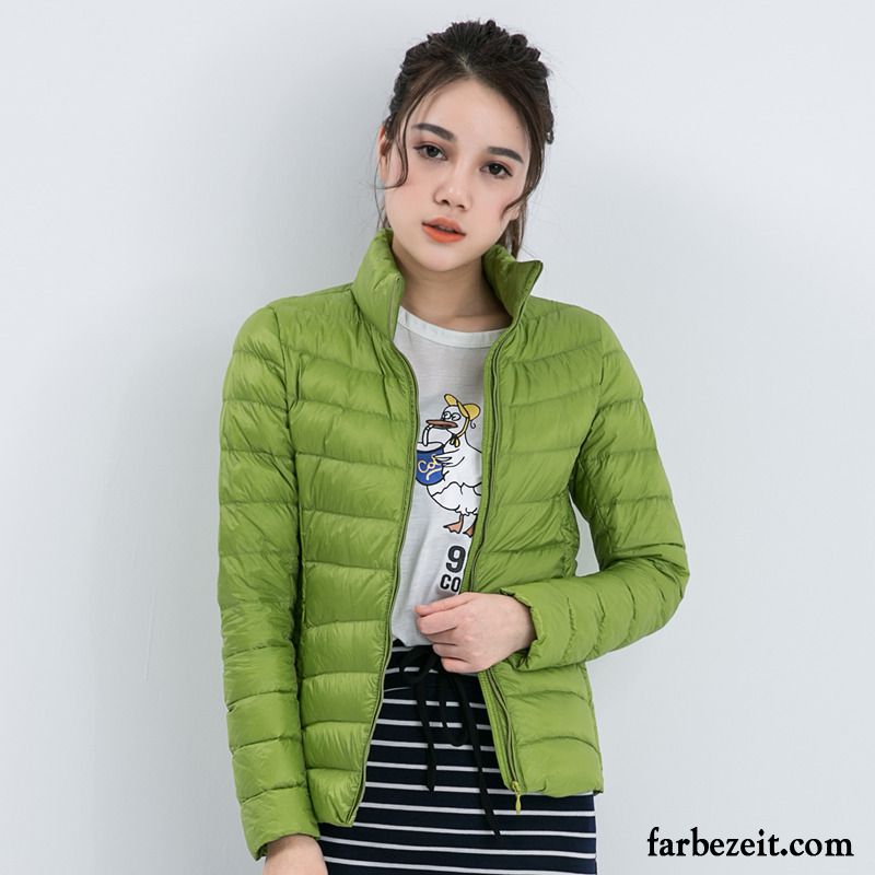 Daunenjacke Damen Weiß Große Größe Winterkleidung Trend Kurzer Absatz Licht Dünn Daunenjacke Schlank Ultra Neu Kaufen