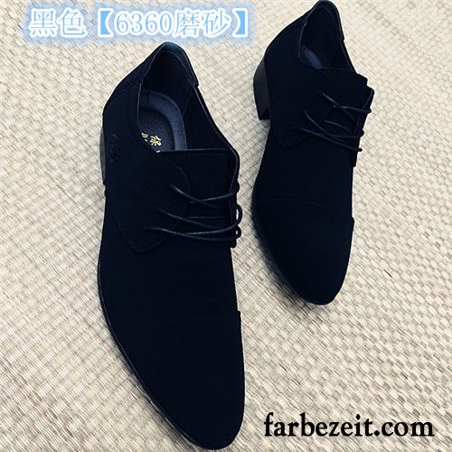 Schuhe Online Lederschue Schwarz Schuhe Spitze Gefrostet Feder Geschäft Neue Casual Herren England Billig