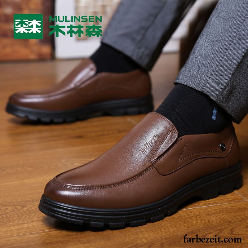 Festliche Schuhe Herren Geschäft Neue Niedrig Schuhe Feder Casual Echtleder Lederschue Kaufen