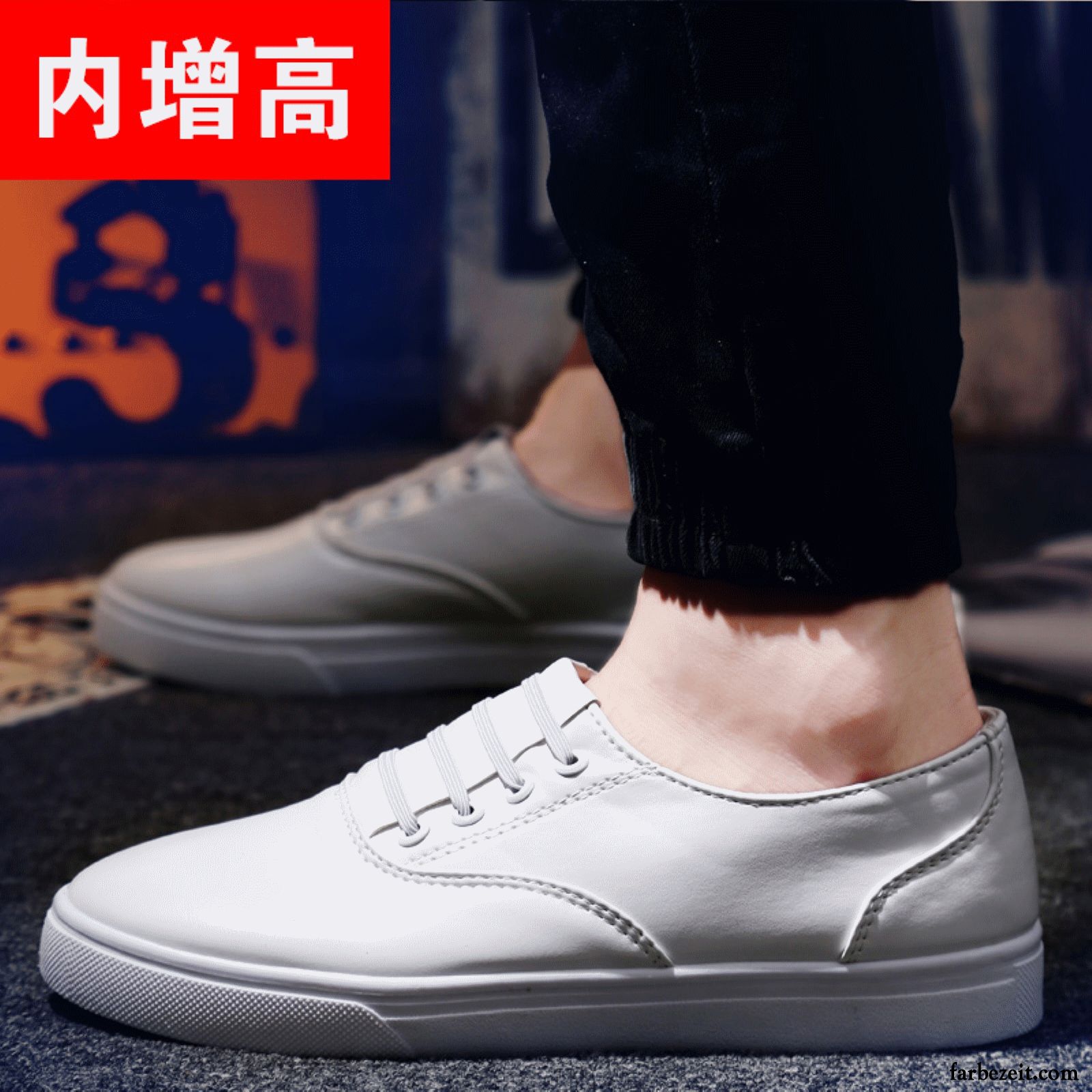 Halbschuhe Herren Leder Trend Casual Feder Halbschuhe Lederschue Sommer Faul Skaterschuhe Atmungsaktiv Sale