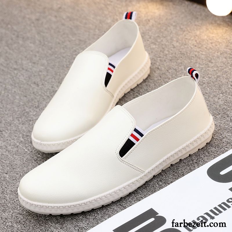 Halbschuhe Absatz Atmungsaktiv Herren Schüler Casual Schuhe Trend Flache Halbschuhe Feder Allgleiches Lederschue Kaufen