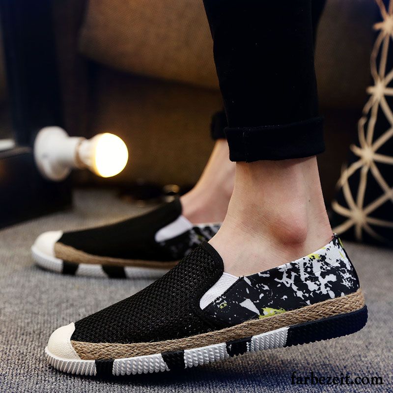 Halbschuhe Absatz Sommer Halbschuhe Trend Herren Neue Atmungsaktiv Faul Casual Günstig