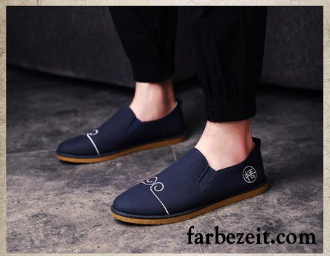 Hausschuhe Winter Herren Halbschuhe Trend Casual Retro Faul Leder Skaterschuhe Slip-on Kaufen