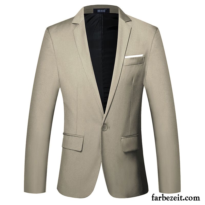 Herren Blazer Größen Jugend Winter Schlank Blazer Trend Anzüg Freizeit Mantel Überzieher Mode Schüler Herbst Günstig