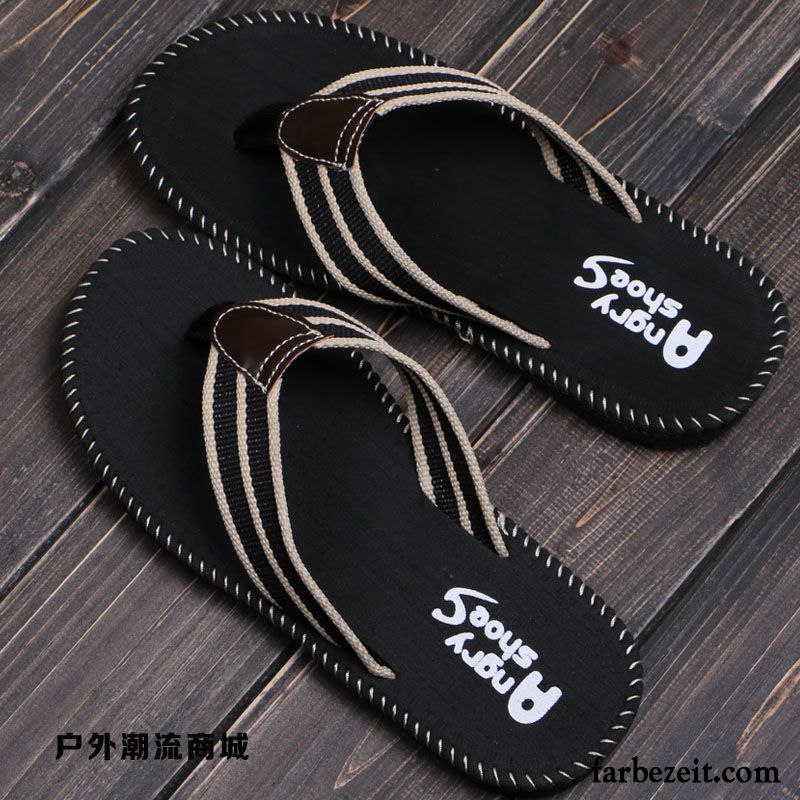 Herren Hausschuhe Sommer Hausschuhe Sommer Tragen Strand Schüler Sandalen Trend Rutschsicher Dicke Sohle Günstig