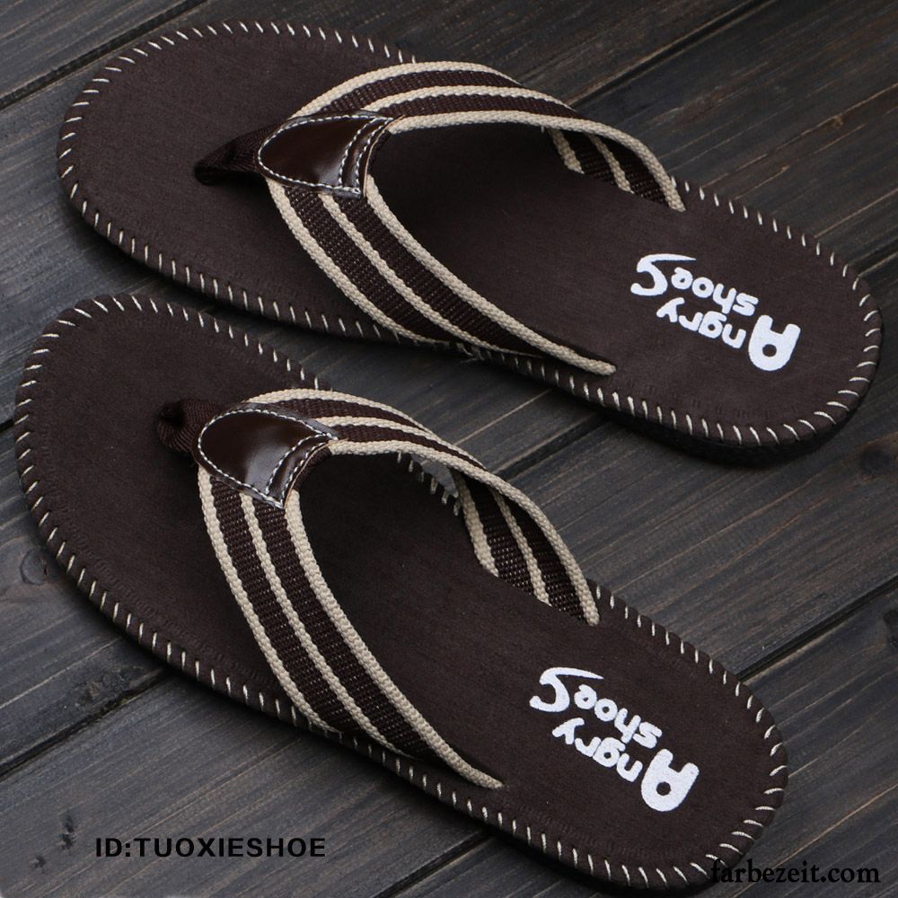 Herren Hausschuhe Sommer Hausschuhe Sommer Tragen Strand Schüler Sandalen Trend Rutschsicher Dicke Sohle Günstig