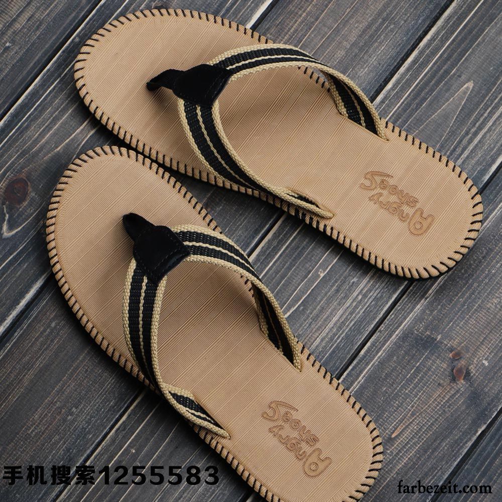 Herren Hausschuhe Sommer Hausschuhe Sommer Tragen Strand Schüler Sandalen Trend Rutschsicher Dicke Sohle Günstig