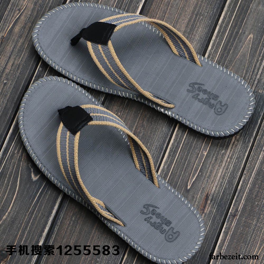 Herren Hausschuhe Sommer Hausschuhe Sommer Tragen Strand Schüler Sandalen Trend Rutschsicher Dicke Sohle Günstig