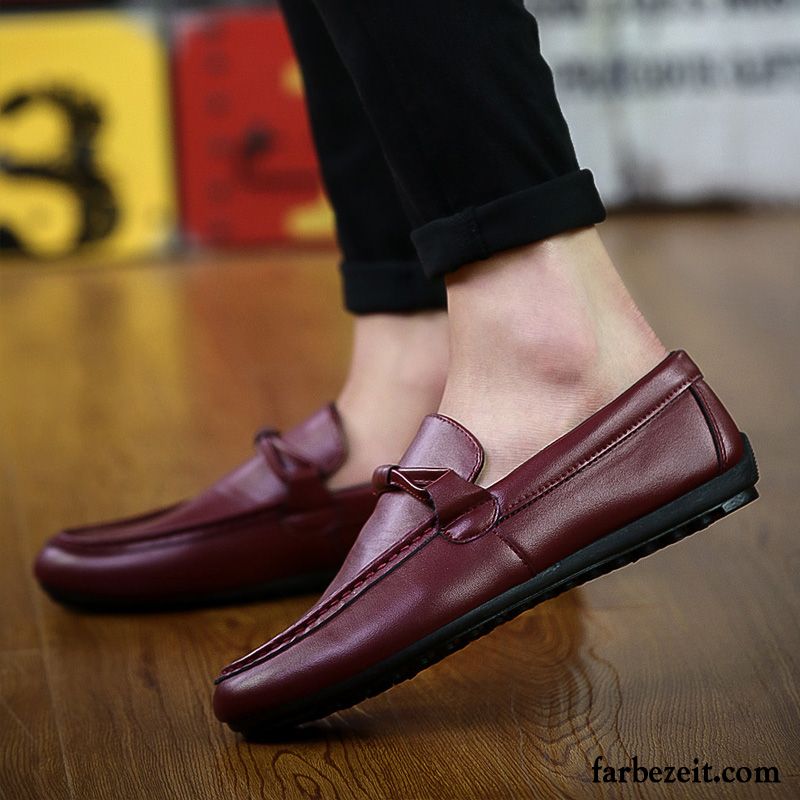 Herren Schnürschuhe Atmungsaktiv Trend Schuhe Casual Lederschue Herbst Neue Halbschuhe Kaufen