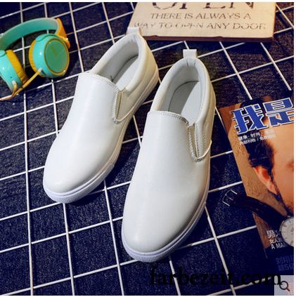 Herrenschuhe Elegant Slip-on Lovers Dicke Sohle Faul Schuhe Halbschuhe Lederschue Atmungsaktiv Herren Casual Kaufen