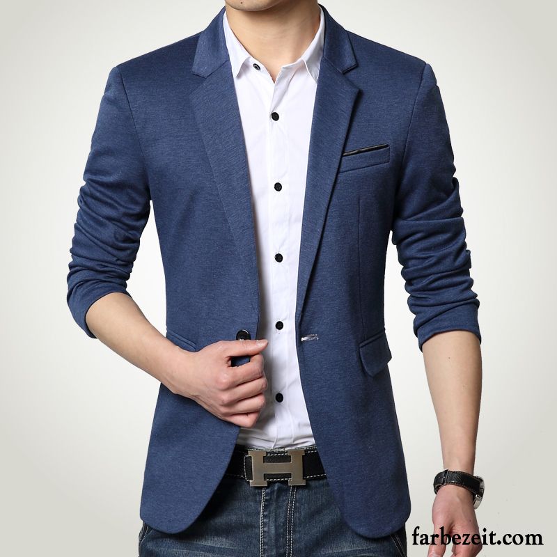 Hochzeitsblazer Herren Modern Blazer Anzüg Neu Trend Fett Große Größe Anzugjacke Stricken Herbst