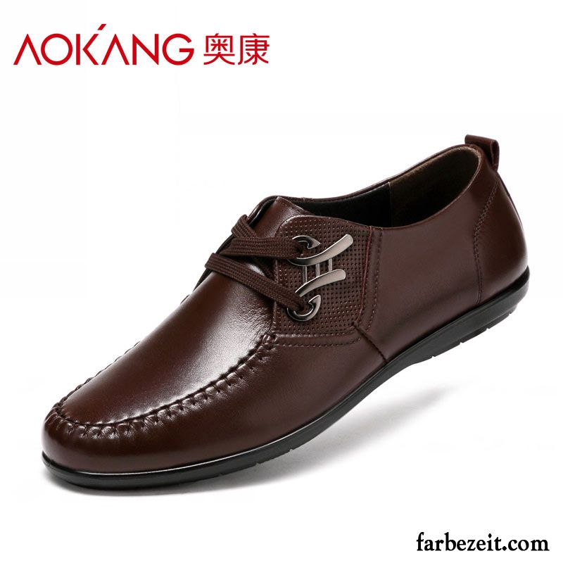 Leder Casual Herren Schuhe Plus Samt Geschäft Echtleder Täglich Lederschue Schnürung Schuhe England Baumwolle Schuhe Casual Kaufen