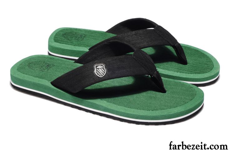 Leder Pantoffeln Für Herren Casual Rutschsicher Hausschuhe Strand Tarnung Günstig