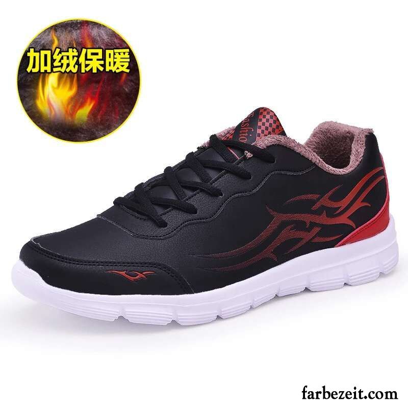 Lederschuhe Schwarz Herren Laufschuhe Sportschuhe Trend Neue Schüler Feder Casual Mode Atmungsaktiv Reise Schuhe Licht