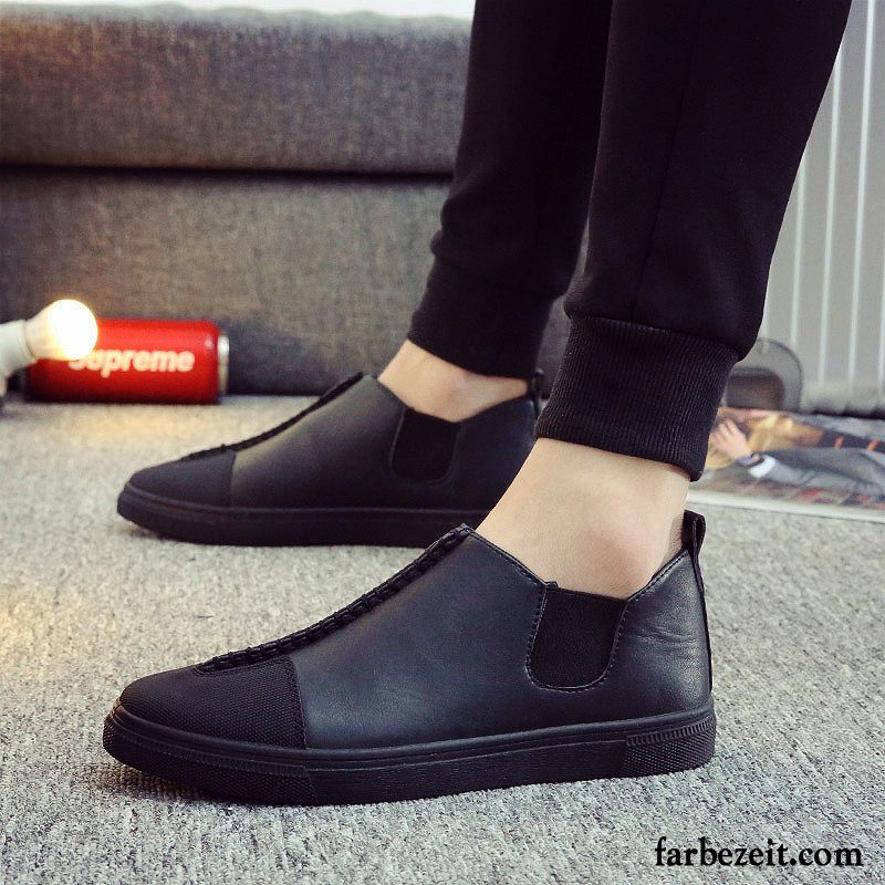 Männer Sommerschuhe Lederschue Schuhe Casual Faul Trend Herren Halbschuhe Feder Slip-on Neue Billig