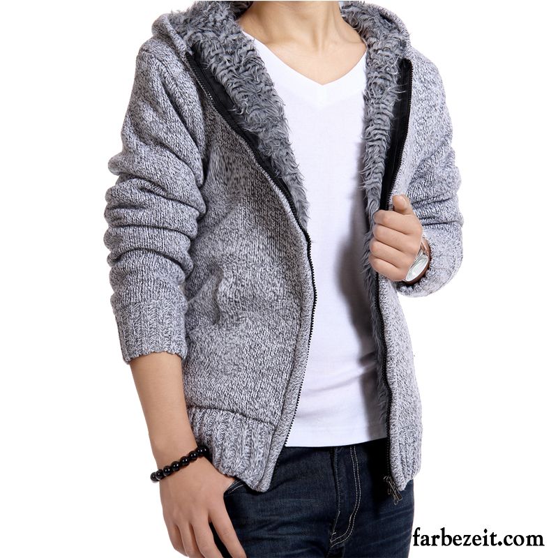 Pelz Winterjacken Herren Plus Samt Winter Winterkleidung Schüler Herbst Trend Verdickung Jacke Mantel Überzieher Neu Sale