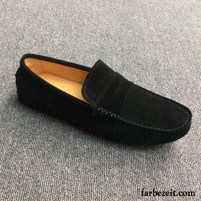 Pumps Schuhe Herren Casual Feder Echtleder Fahrschuhe Neue Faul England Sommer Schnürung Trend Gefrostet Kaufen