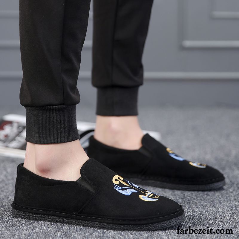 Schicke Schuhe Herren Trend Allgleiches Casual Slip-on Faul Schuhe Halbschuhe Feder Neue Billig