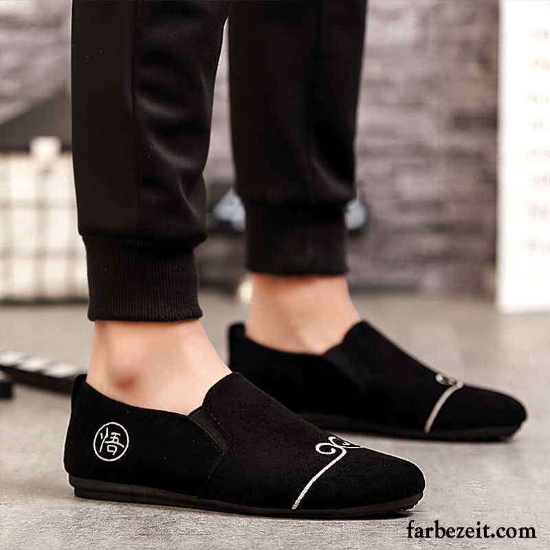 Schicke Schuhe Herren Trend Allgleiches Casual Slip-on Faul Schuhe Halbschuhe Feder Neue Billig