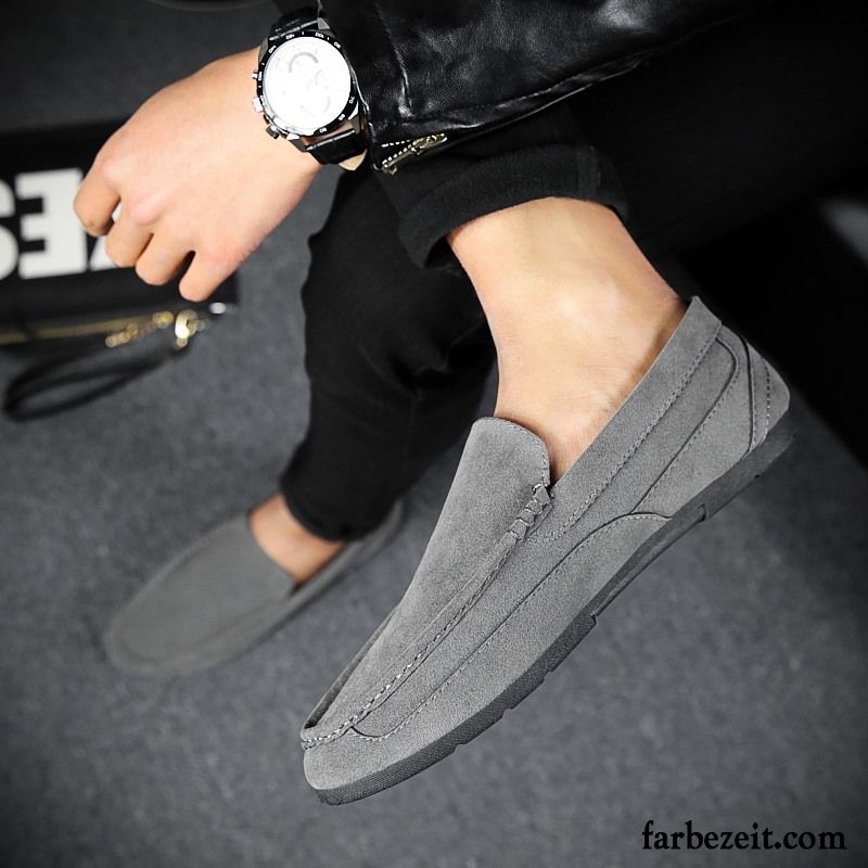 Schuhe Günstig Herren Halbschuhe Baumwolle Schuhe Winter Casual Trend Faul Lederschue Herbst Plus Samt Billig