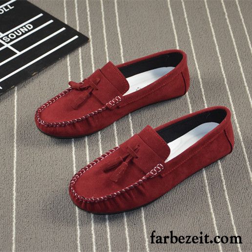 Schuhe Herren Rot Feder Herbst Rot Schuhe Rabatt