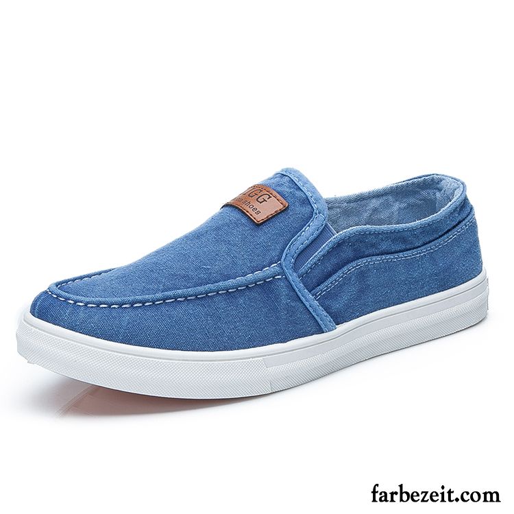 Schuhe Herren Sommer Halbschuhe Trend Espadrille Skaterschuhe Niedrig Tuch Schuhe Feder Casual Faul Atmungsaktiv Kaufen