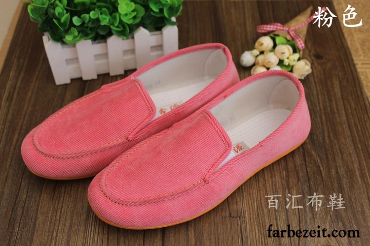 Schuhe Slipper Herren Atmungsaktiv Feder Halbschuhe Wildleder Casual Herbst Neue Faul Tuch Schuhe Billig