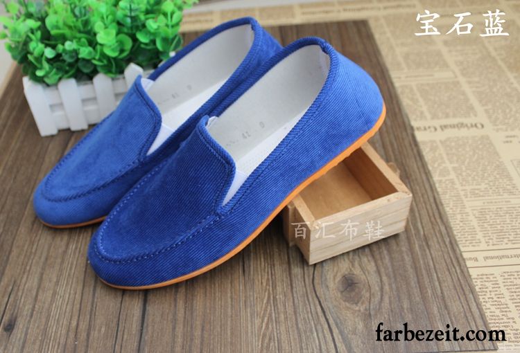 Schuhe Slipper Herren Atmungsaktiv Feder Halbschuhe Wildleder Casual Herbst Neue Faul Tuch Schuhe Billig