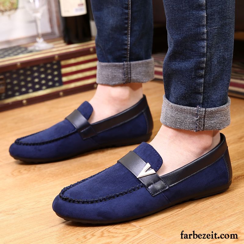 Schwarze Herrenschuhe Thermische Slip-on Halbschuhe Lederschue Trend Faul Herren England Winter Casual Weiß Kaufen