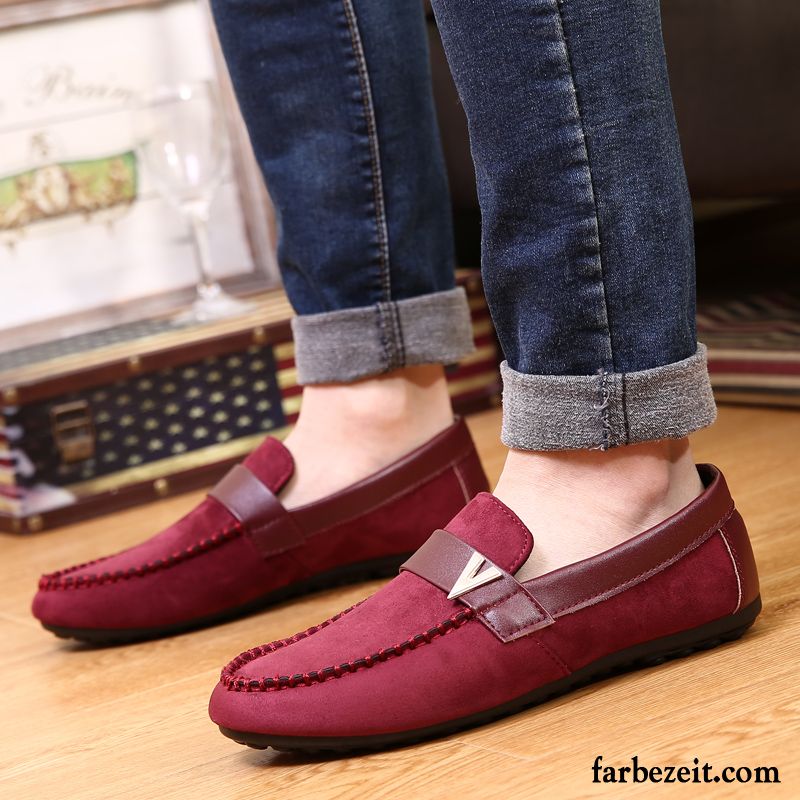 Schwarze Herrenschuhe Thermische Slip-on Halbschuhe Lederschue Trend Faul Herren England Winter Casual Weiß Kaufen