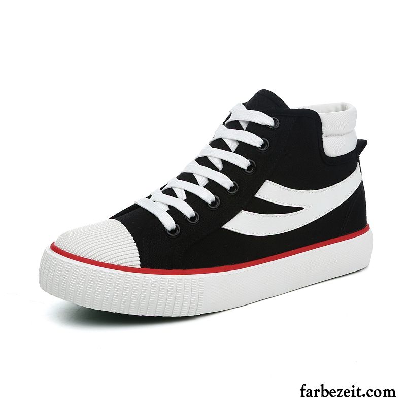 Sport Schuhe Sale Casual Schüler Tuch Schuhe Damen Flache Neue Schwarz Feder Schnürung Langschaft Skaterschuhe Trend Weiß Kaufen