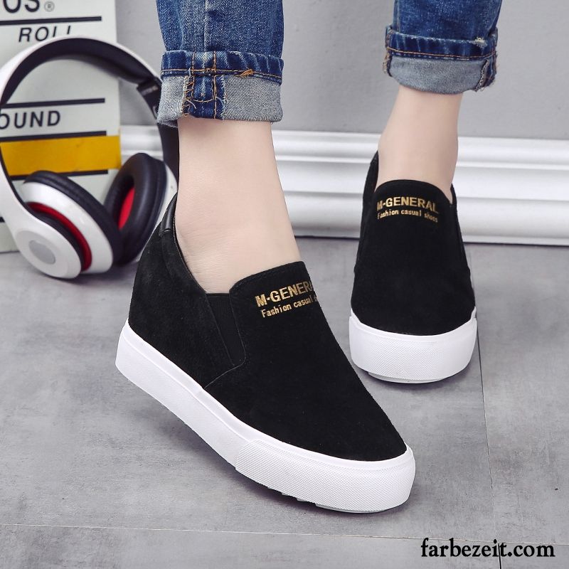 Waldläufer Halbschuhe Damen Casual Hochhackigen Erhöht Neue Faul Halbschuhe Allgleiches Feder Schnürschuhe Slip-on Trend Sale