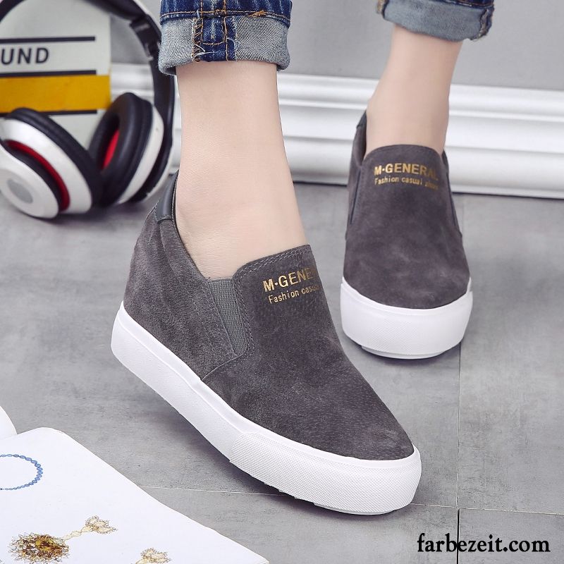 Waldläufer Halbschuhe Damen Casual Hochhackigen Erhöht Neue Faul Halbschuhe Allgleiches Feder Schnürschuhe Slip-on Trend Sale