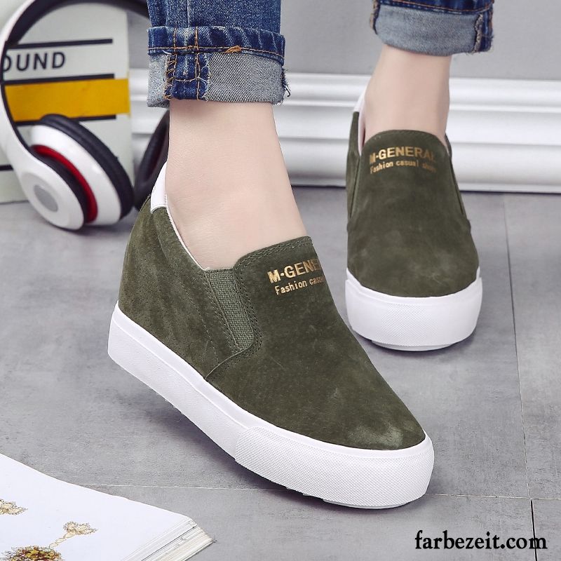 Waldläufer Halbschuhe Damen Casual Hochhackigen Erhöht Neue Faul Halbschuhe Allgleiches Feder Schnürschuhe Slip-on Trend Sale