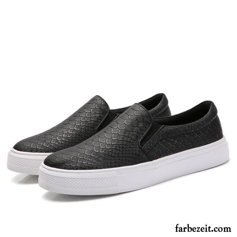 Weinrote Schuhe Damen Echtleder Allgleiches Slip-on Schnürschuhe Halbschuhe Neue Feder Schüler Flache Serpentin