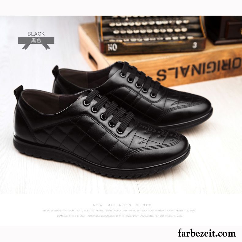 Winterschuhe Herren Leder Casual Herbst Original Neue Echtleder Lederschue Feder Täglich Schuhe Billig